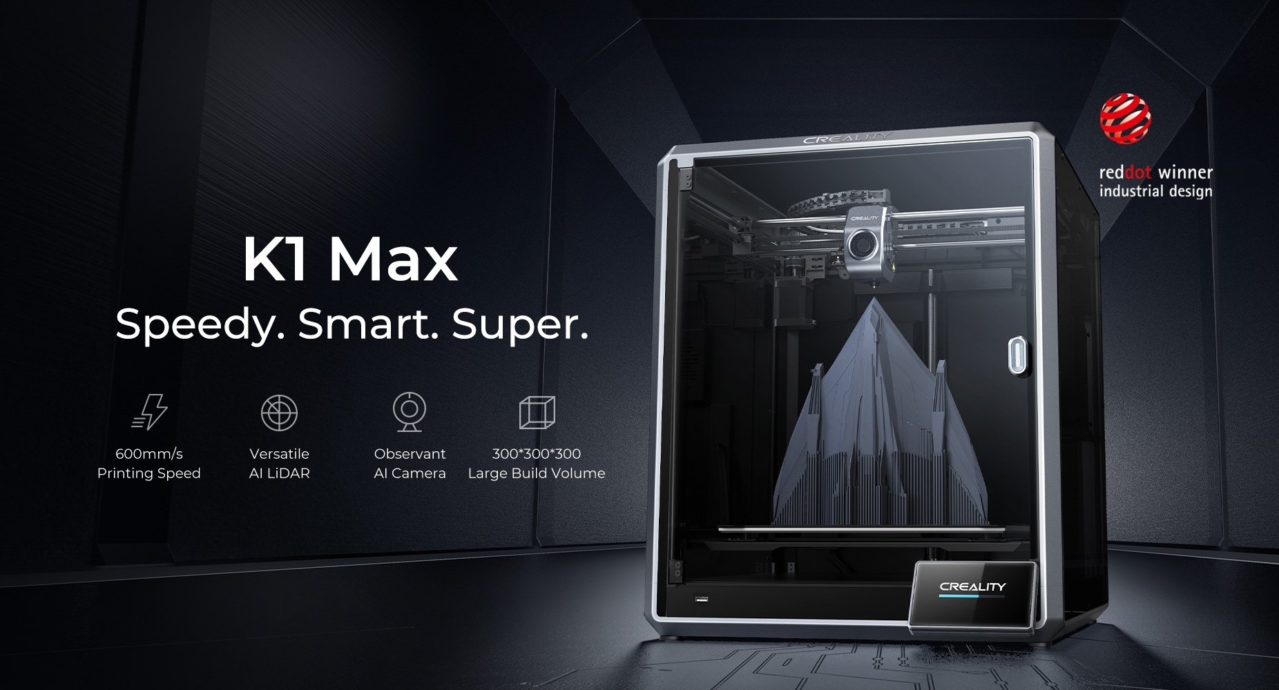 بررسی و راهنمای خرید پرینتر Creality K1 Max | بهترین پرینتر سه بعدی ۲۰۲۶
